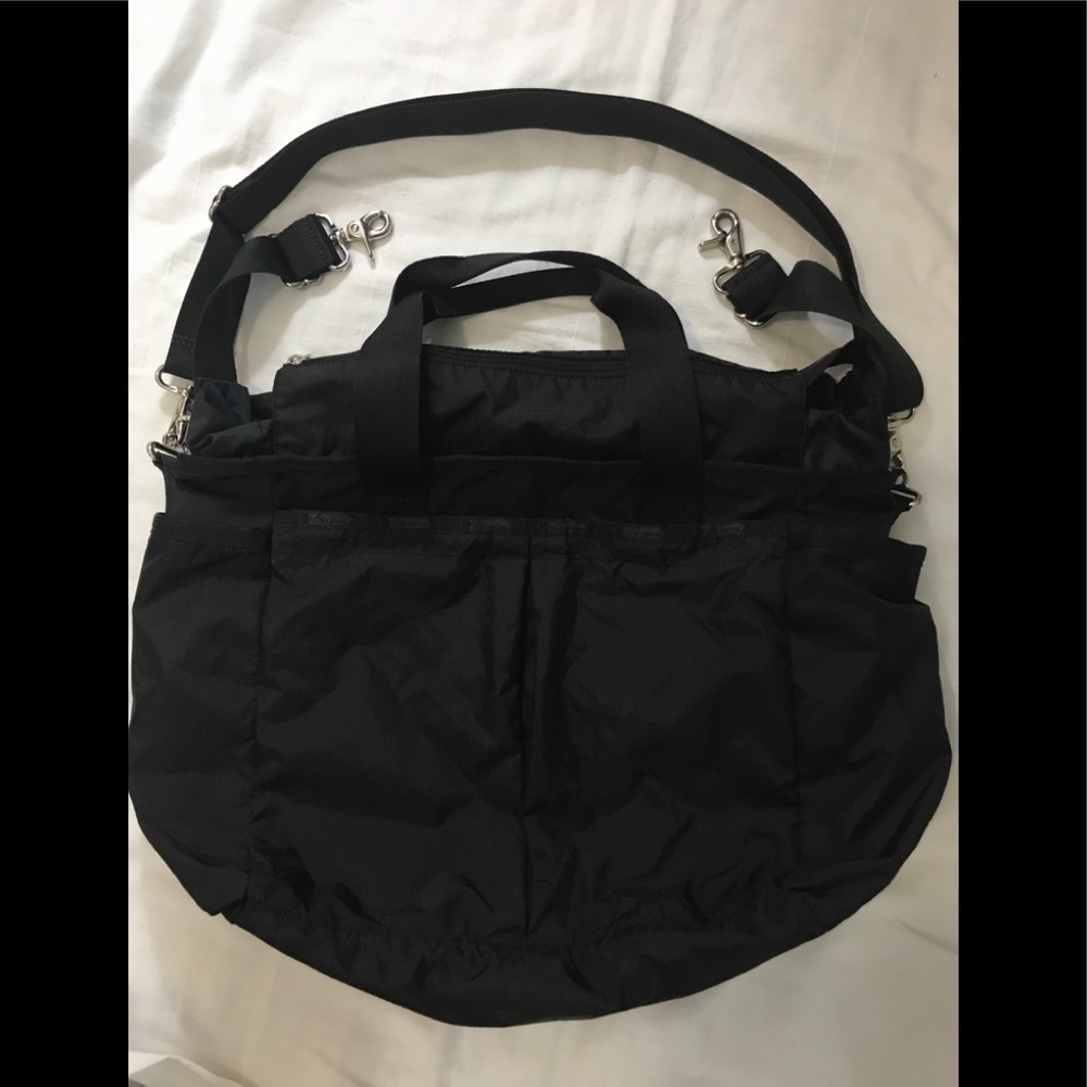 Lesportsac black Ryan diaper bag
